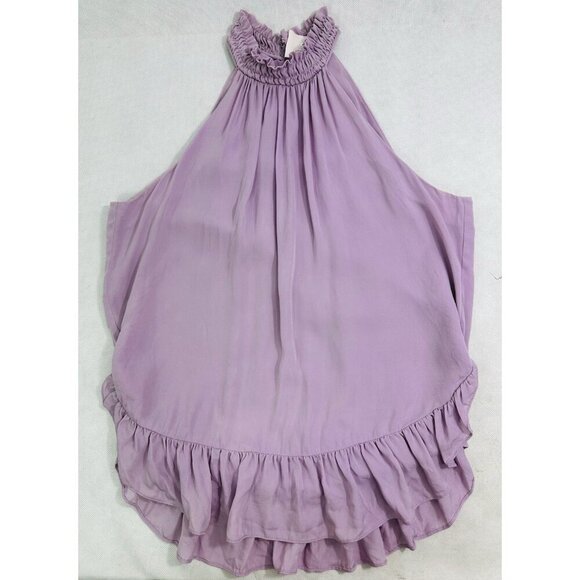 Cinq A Sept Lilac Silk Brie Blouse XS READ - Picture 1 of 14